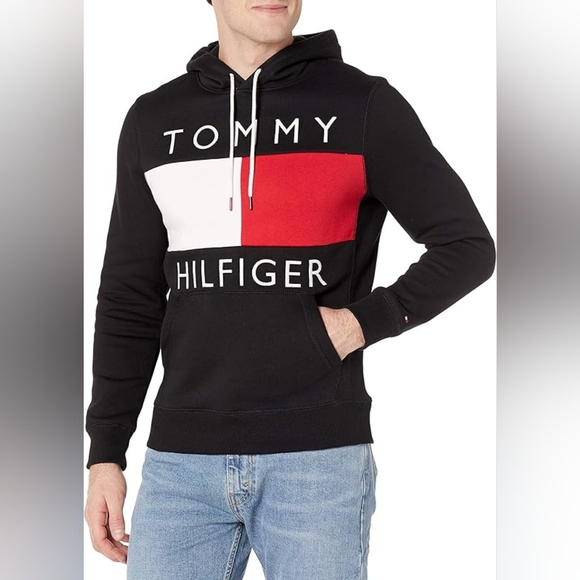 New Tommy Hilfiger Denim Brooks Pullover Hoodie Sweatshirt Men's XXL - Picture 1 of 12